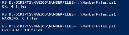 Powershell count files