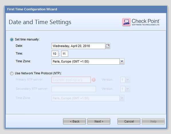 Checkpoint - Reinstall SMS using configuration backup 16