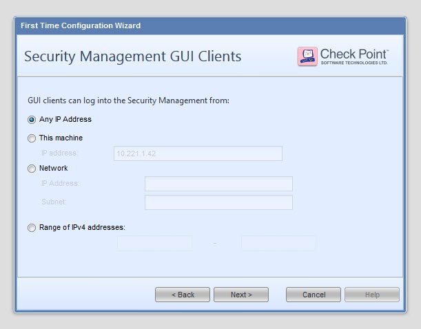 Checkpoint - Reinstall SMS using configuration backup 20