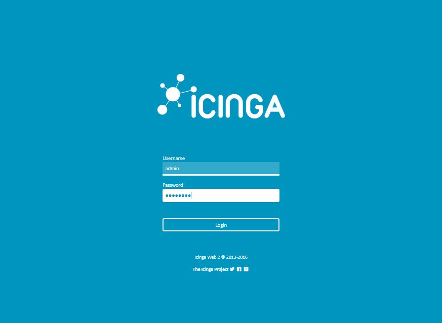 Icinga 2 Web Setup Console First Login