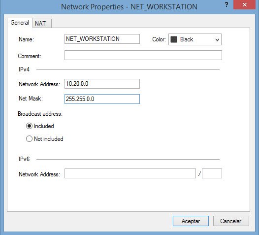 Configuring NAT in Checkpoint 1