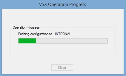 Applying Checkpoint virtual system configuration