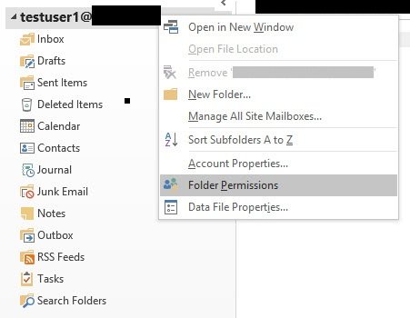 Exchange – Mailbox folders permissions to other users 1