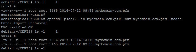 OpenSSL - Convert PFX to PEM using Windows or Linux