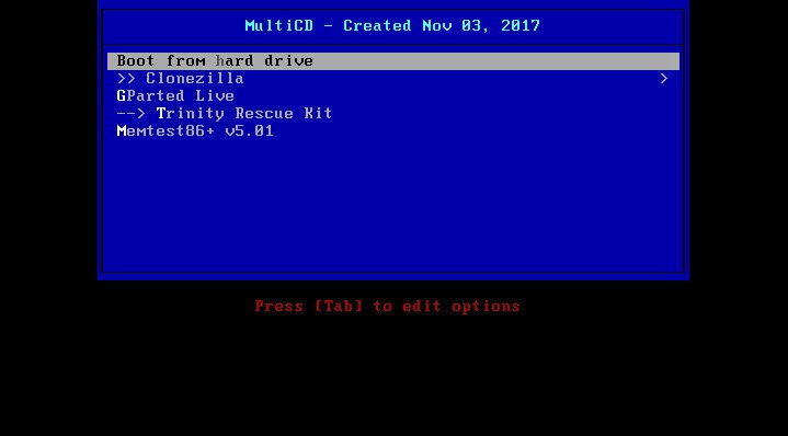 Linux – Create multiboot CD combining multiple ISO images