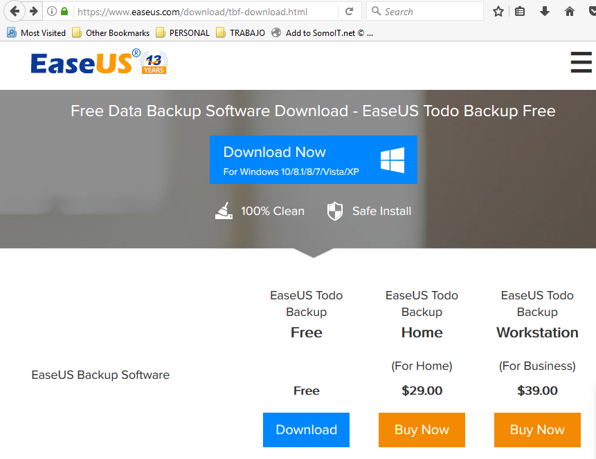 Download EaseUS Backup Software
