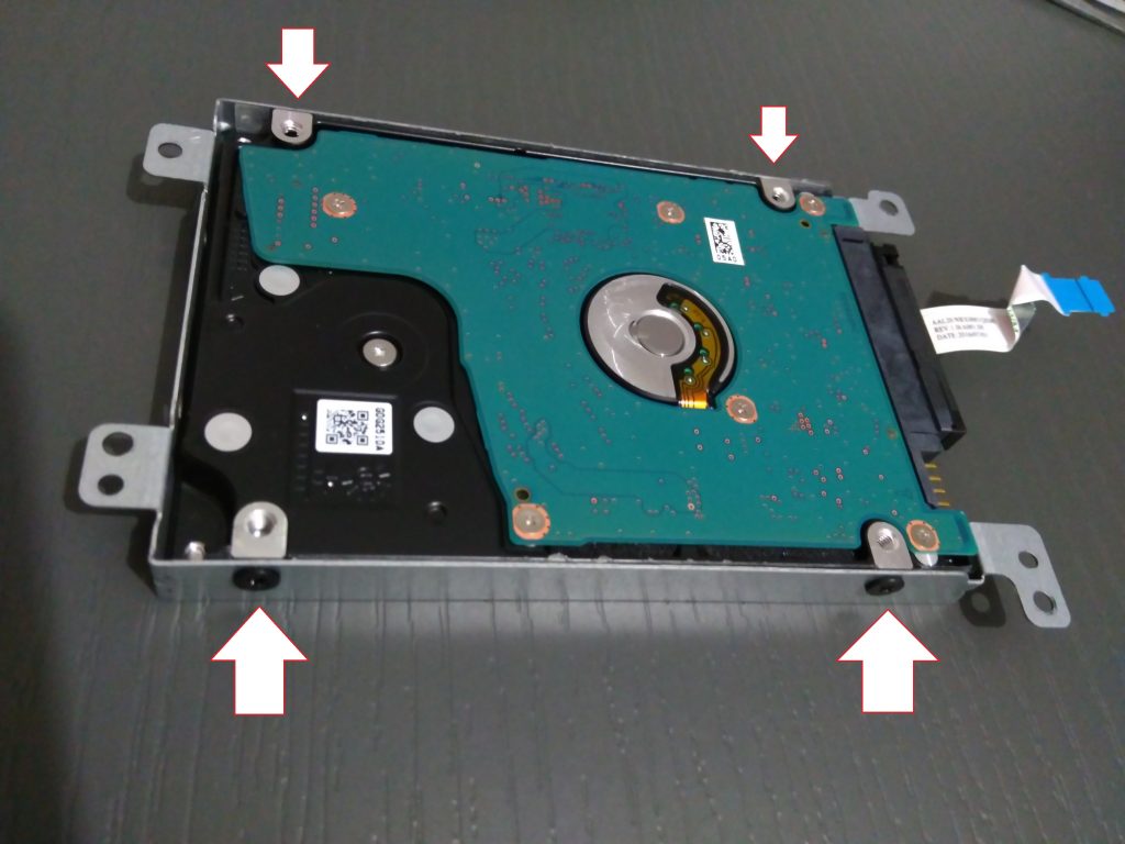 Laptop HDD extracted