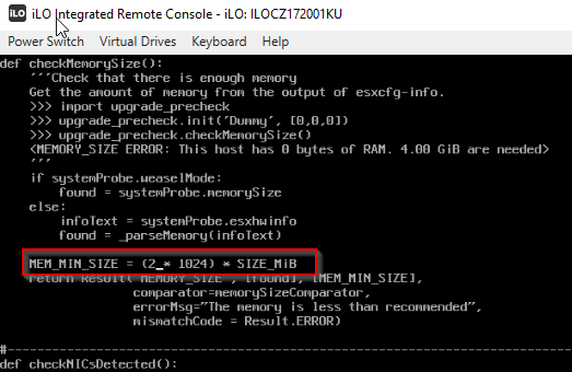 VMWare ESXi 6.5 installation