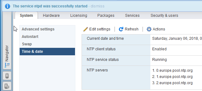 VMWare ESXi 6.5 installation