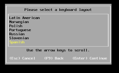 VMWare ESXi 6.5 installation