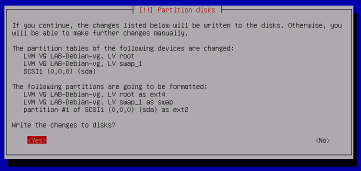 Install Linux Debian in VSX