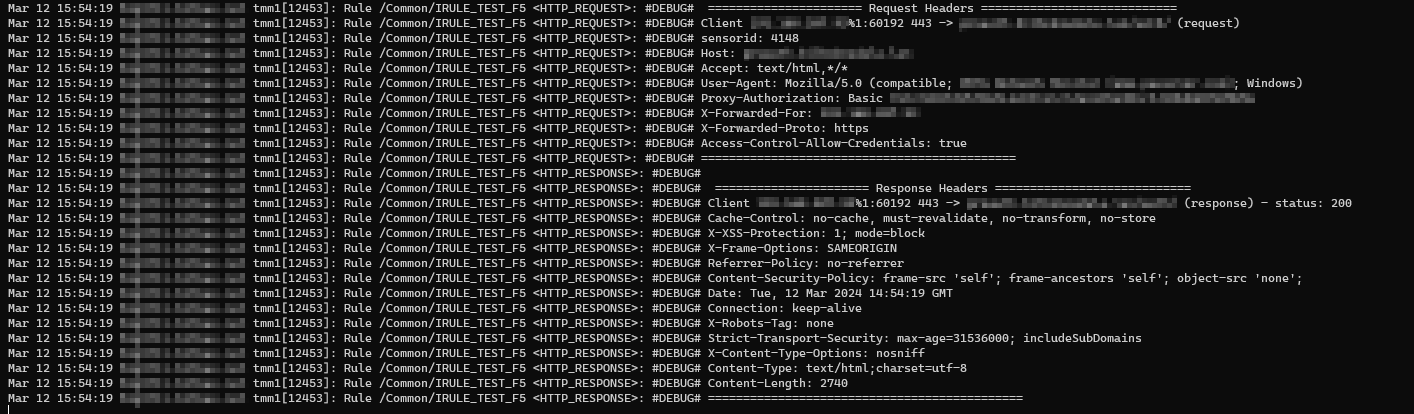 F5 BigIP - IRule to log HTTP headers